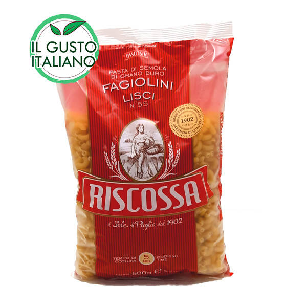 

Паста макароны Riscossa Fagiolini Lisci (500gr)