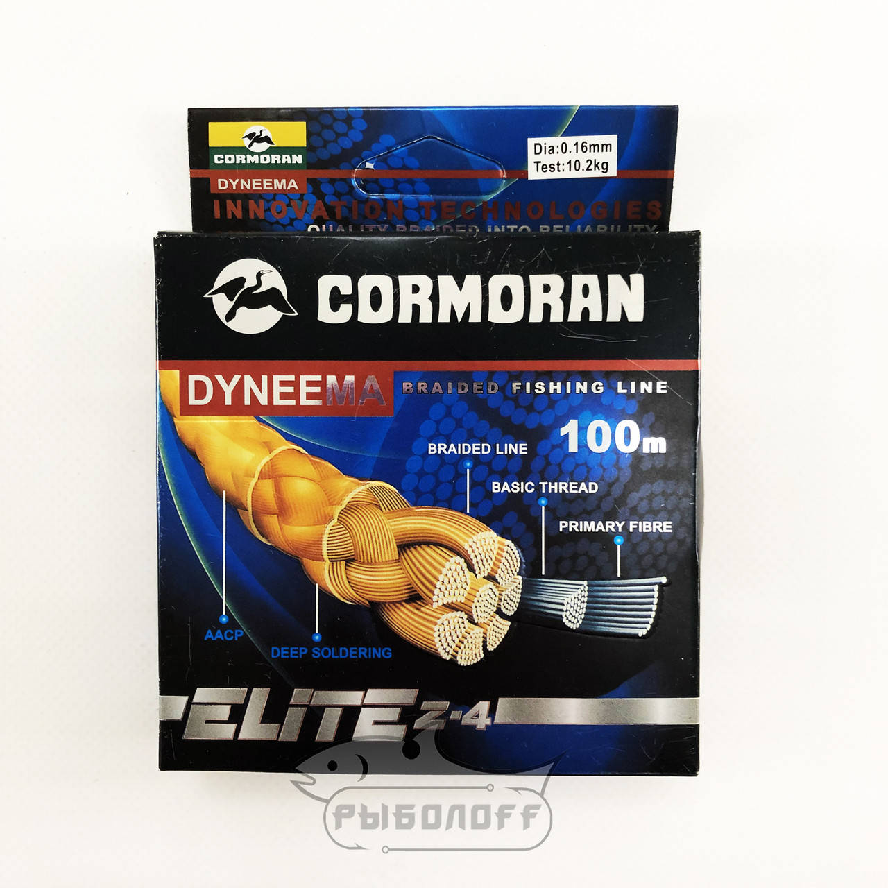 

Плетёный шнур Cormoran Elite Z-4 100m, Зелёный