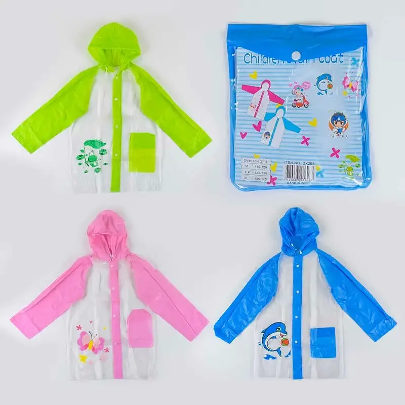 

Дождевик детский C 36400 3 цвета, размер: L (125-135), в сумке