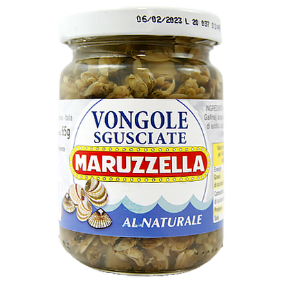 

Молюски Маруццелла натуральні Maruzzella al naturale 65/130g 12шт/ящ (Код : 00-00006381)