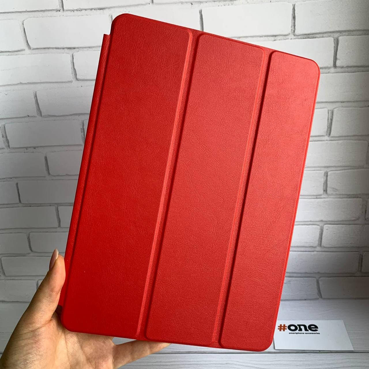 

Чехол книга для Apple iPad 10.2 2020 смарт кейс с микрофиброй чехол книжка на планшет айпад 10.2 красная TCS, Красный