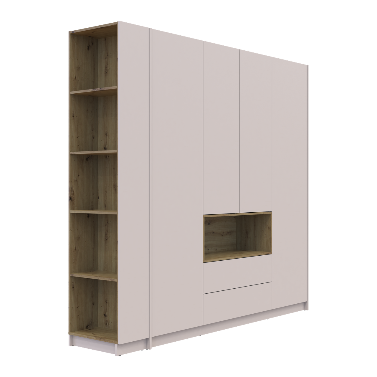 Етажерка до шаф Doros Дейл Кашемір/Дуб Артізан 52х28х220 (41516118) 8