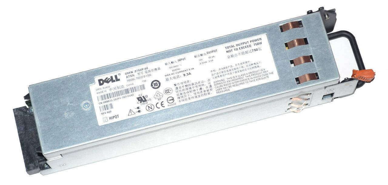 

Б/У Серверный блок питания 750W Dell Z750P-00 (7001072-Y000). Блоки питания для серверных компонентов Dell