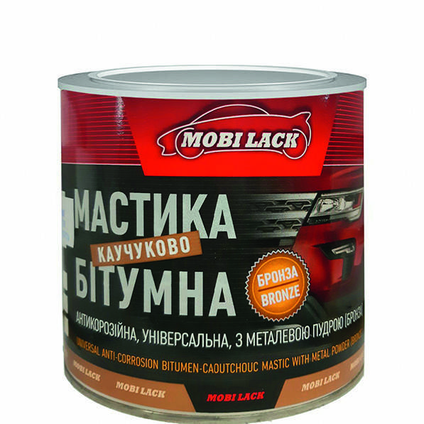 

Мастика БРОНЗА битум-каучук. Mobilack (ж/б, 5000 мл.) (4)