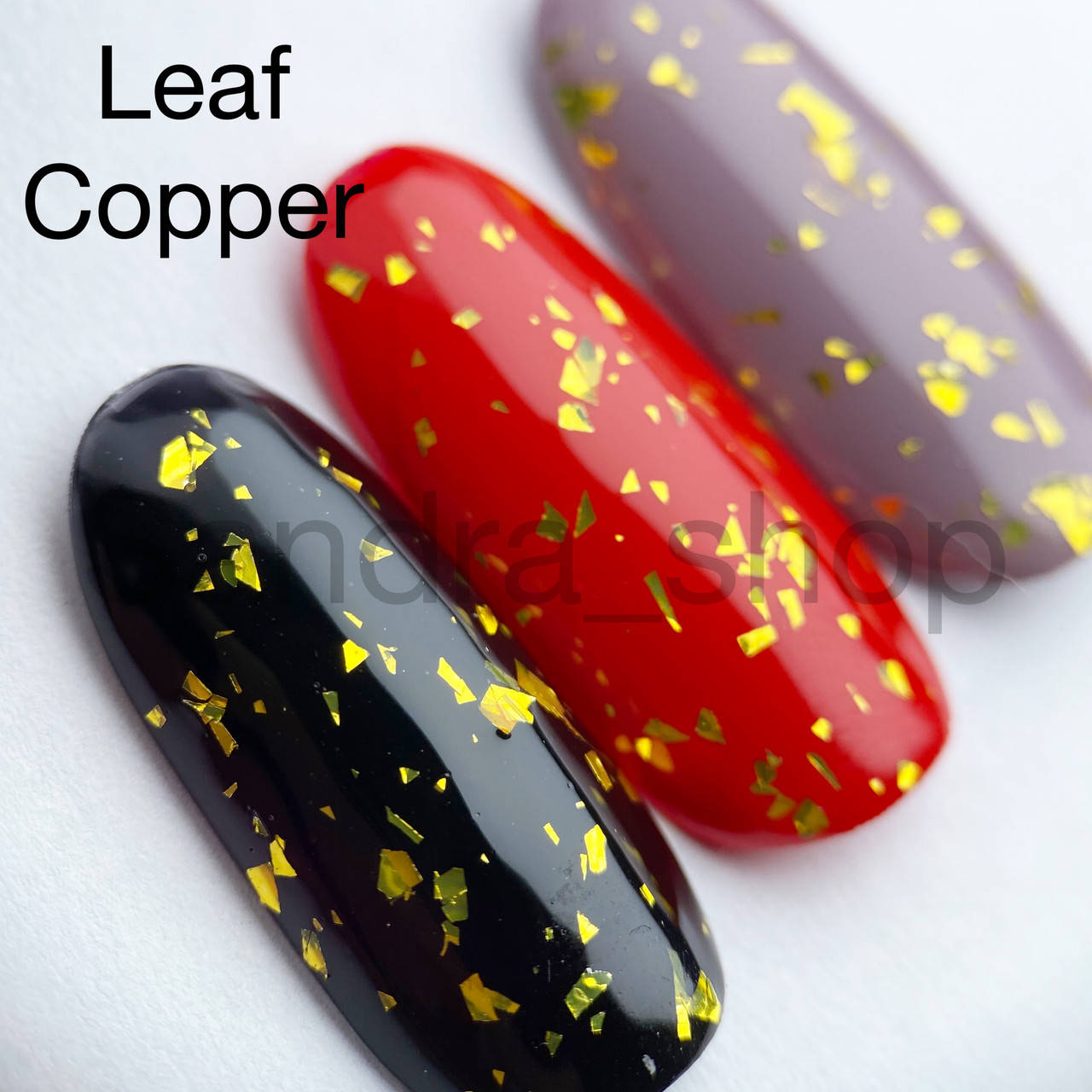 

Топ без липкого слоя Leaf COPPER от Saga 8ml