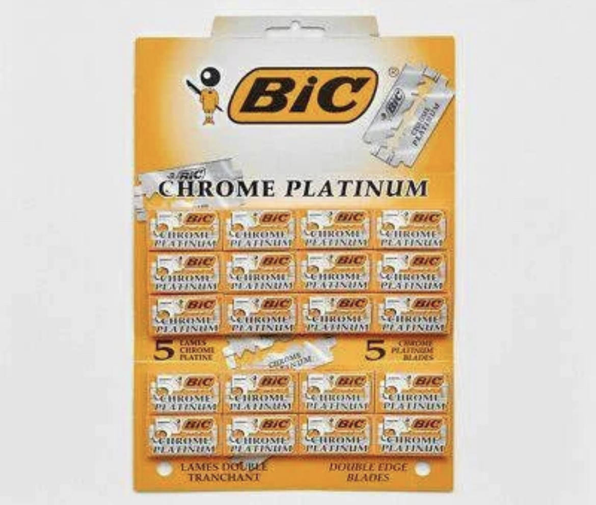

Лезвие BIC Chrome Platinum, 100 шт