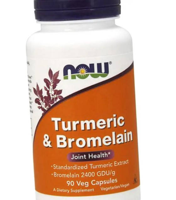 

Now Foods Turmeric & Bromelain 90 капсул