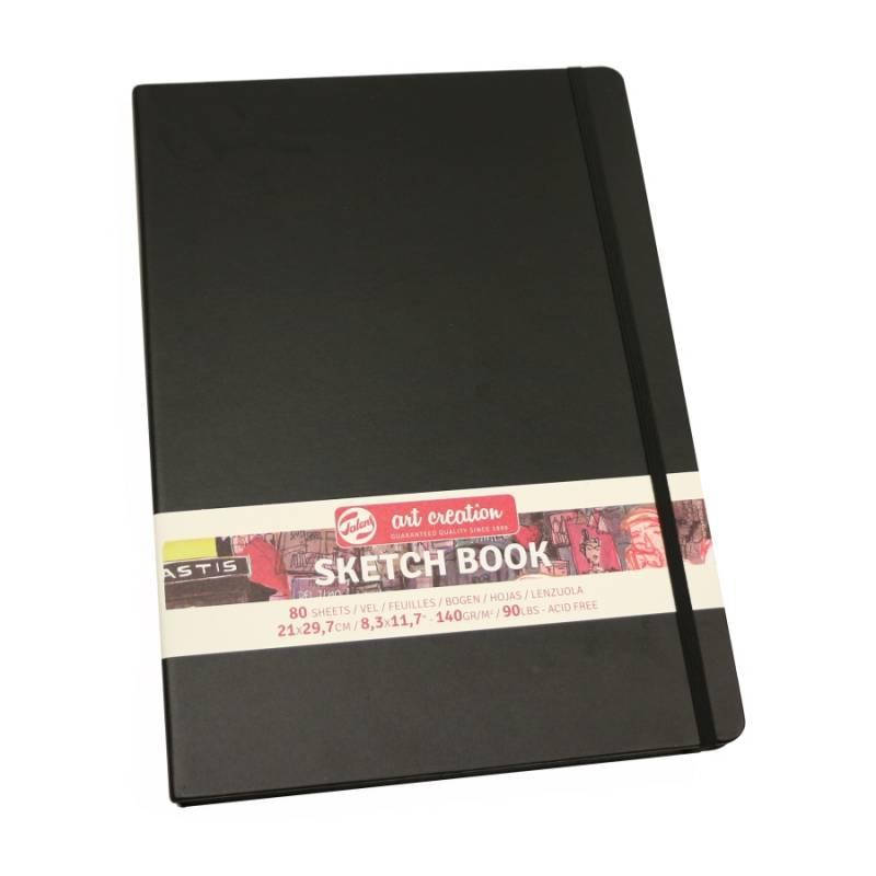 

Скетчбук Talens Art Creation 21х29,7см 140г/м2 80л черный (8712079383510)