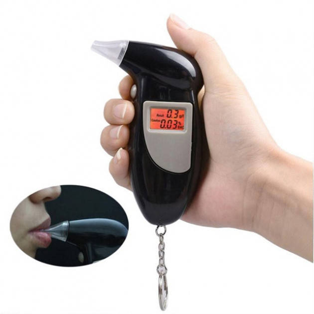 

Персональный алкотестер с мундштуками Digital Breath Alcohol Tester