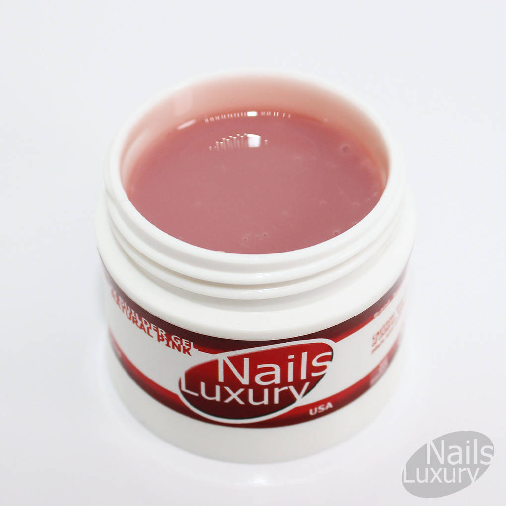 

Гель для наращивания ногтей Nails Luxury USA UV Builder Gel Natural Pink 50мл, Розовый