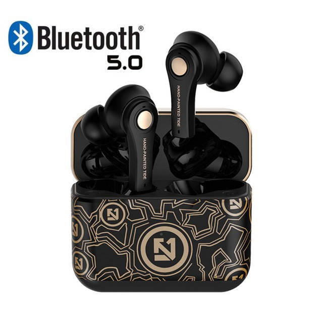 

Беспроводные Bluetooth наушники TWS TS-100 Graffiti Design 6D Hi-Fi Stereo New Model Limited