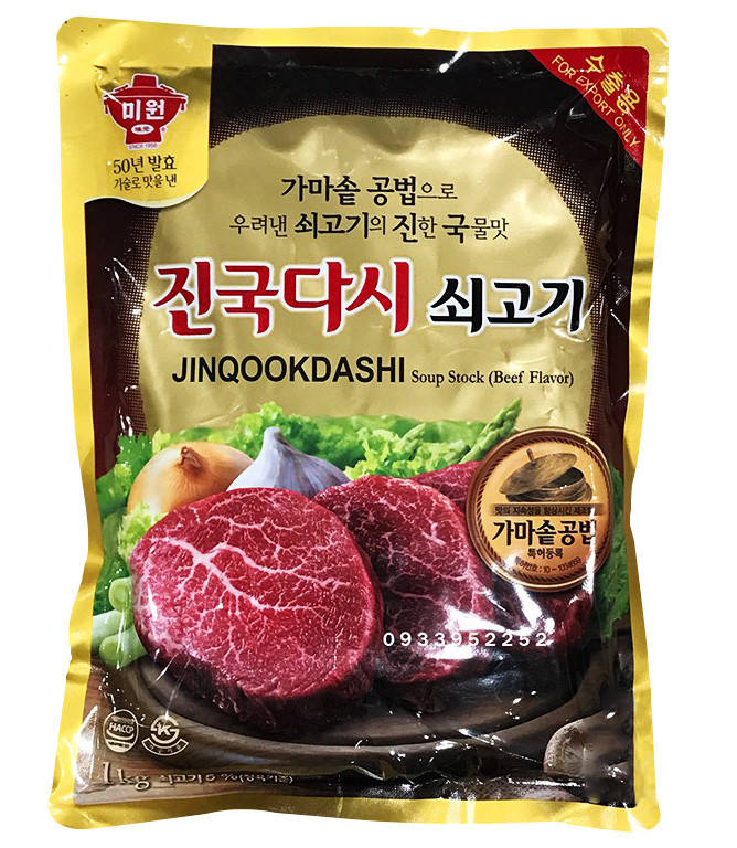 

Бульон Jinqookdashi со вкусом говядины, 1 кг, ТМ Daesang, Южная Корея