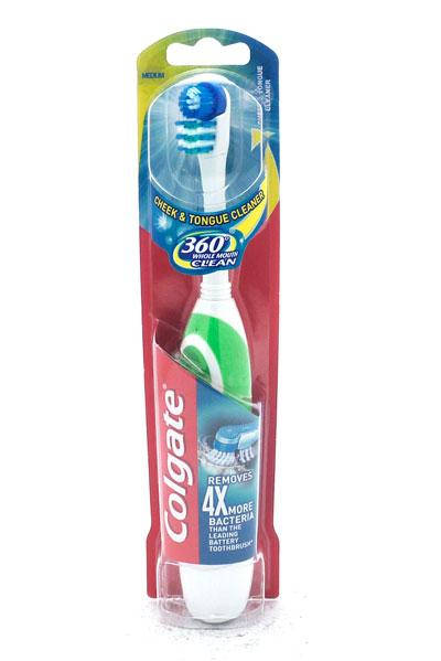 

Электрическая зубная щетка "360" Colgate 360 Battery Toothbrush (8714789683645)