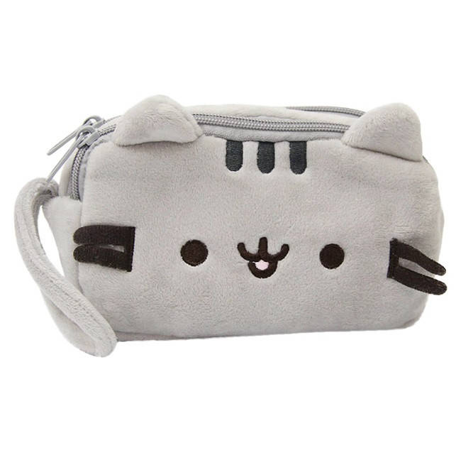 

Пенал Кот Пушин Pusheen LITZY 2 отделения 210*130 мм, Серый