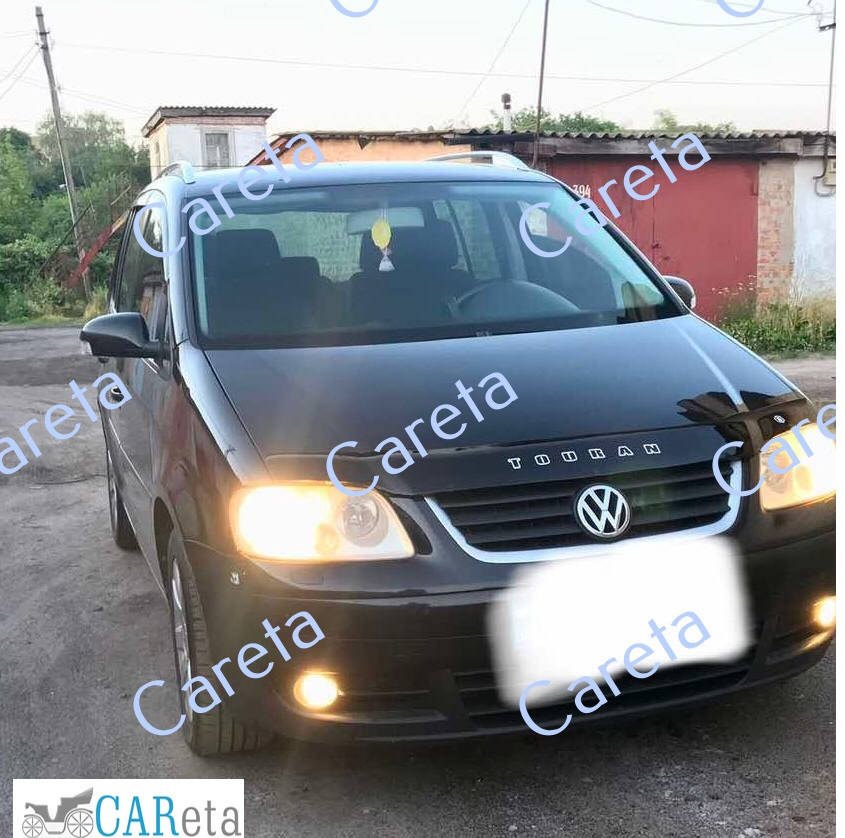 

ДЕФЛЕКТОР КАПОТА, МУХОБОЙКА VOLKSWAGEN TOURAN 2003-2007 VIP TUNING