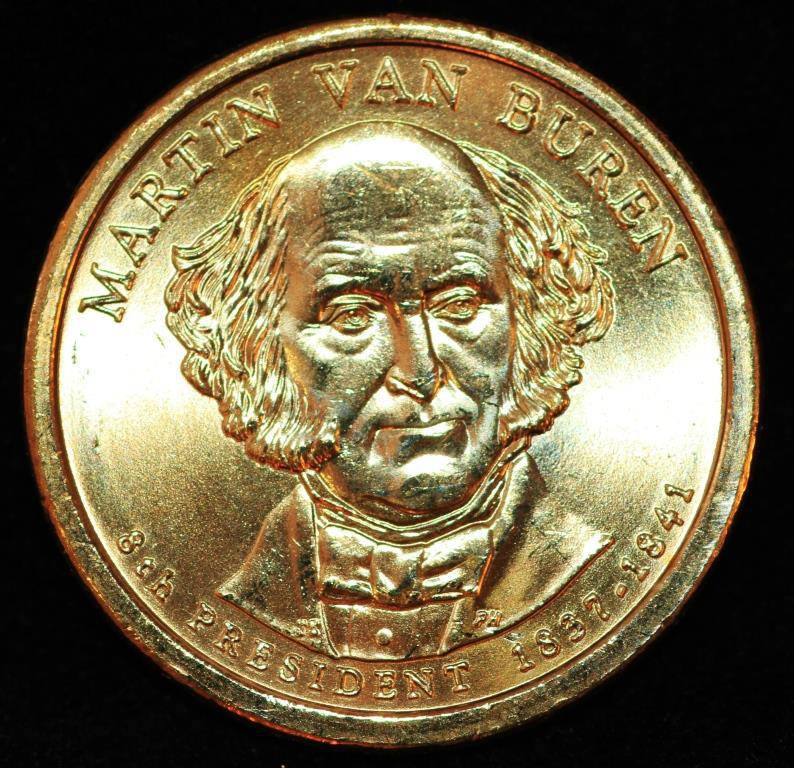 

Монета США 1 доллар 2008 г. Мартин Ван Бюрен - 8