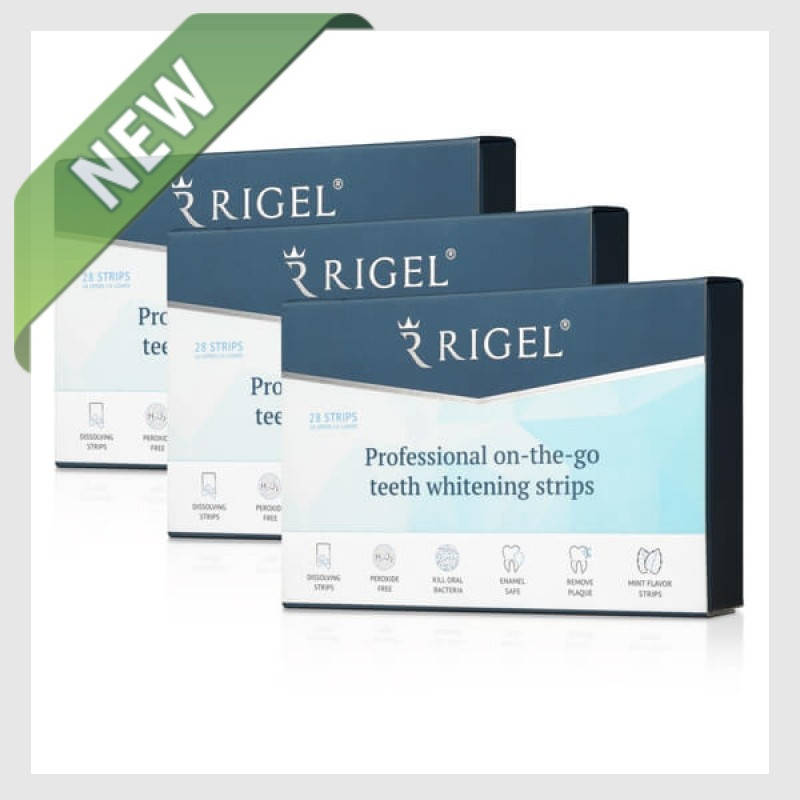 

Профессиональные полоски для отбеливания зубов Pro на ходу RIGEL (3 шт.)