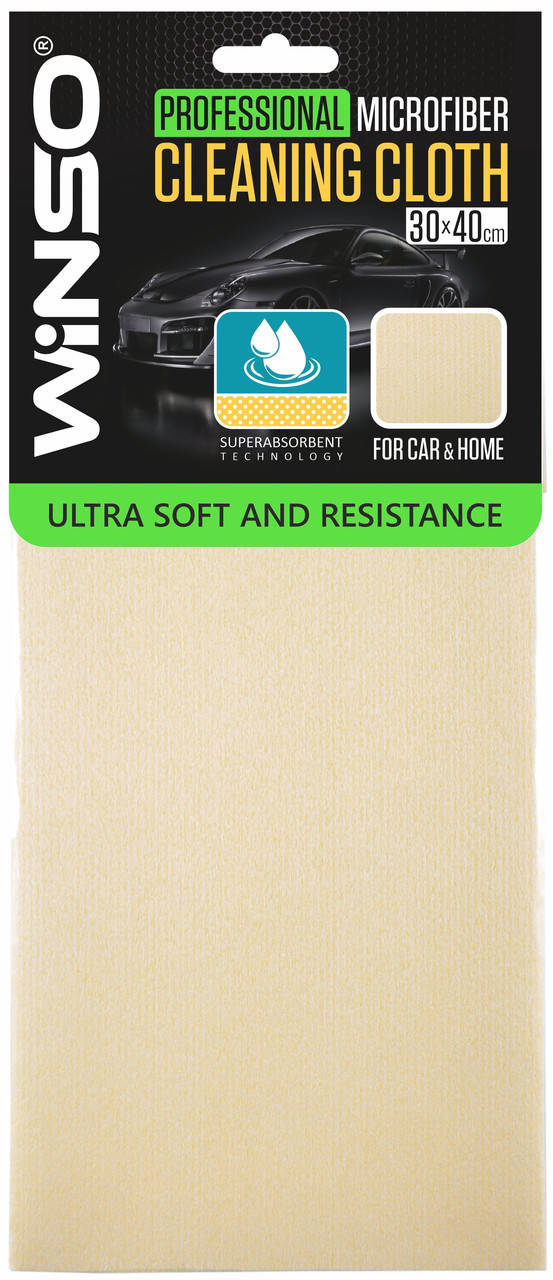 

Тряпка WINSO супер абсорбирующая профессиональная 30*40 см / Тряпка кожаная WINSO супер абсорбуюча 30*40см