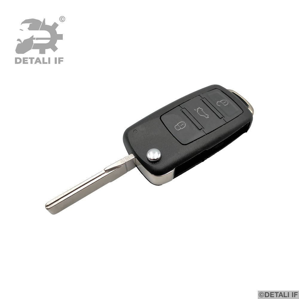 

Ключ Touareg Volkswagen 3 кнопки лампочка сверху