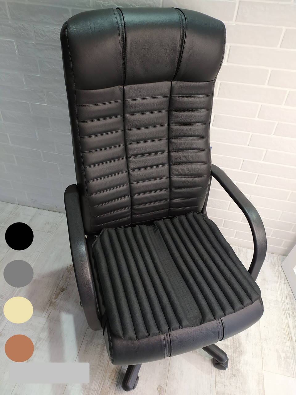 

Накладки подушки для сидения на офисное кресло руководителя EKKOSEAT ортопедическая