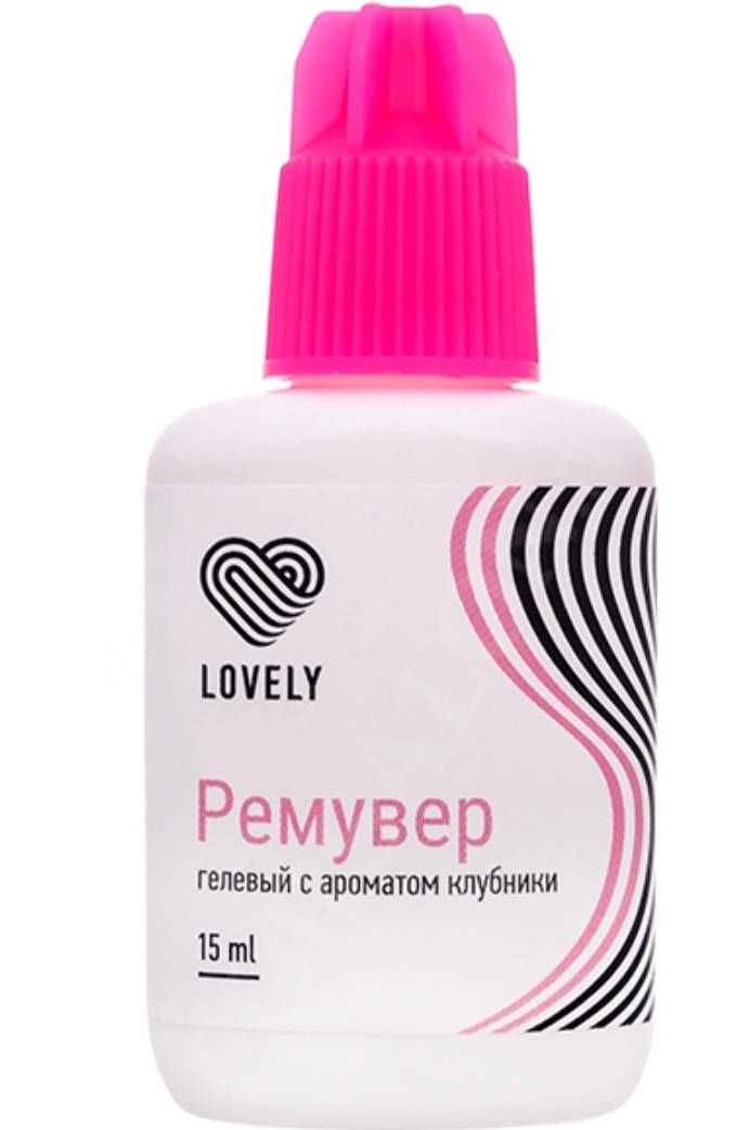 

Ремувер гелевый для снятия ресниц Lovely с ароматом клубники