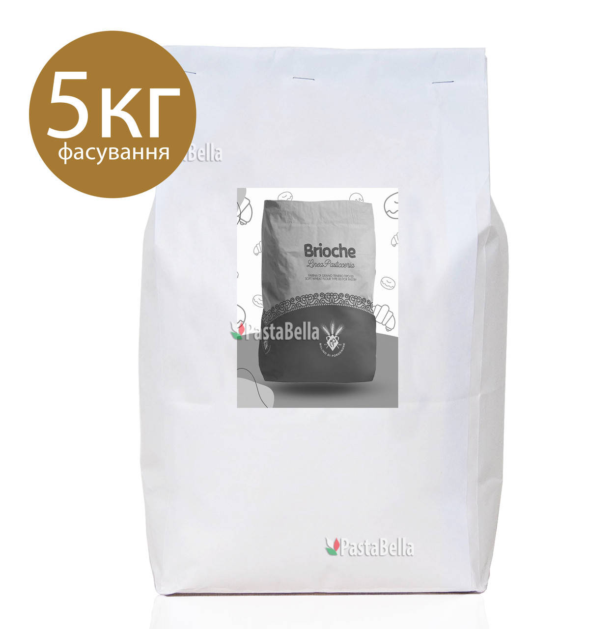 

Итальянская кондитерская мука "Бриошь" - Molino di Pordenone tipo “00” "Brioche" Linea Pasticceria 5кг