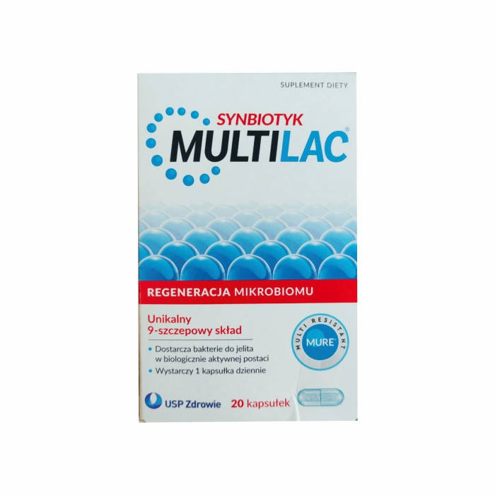 

Пробиотик MULTILAC 20 КАПСУЛ - Максилак
