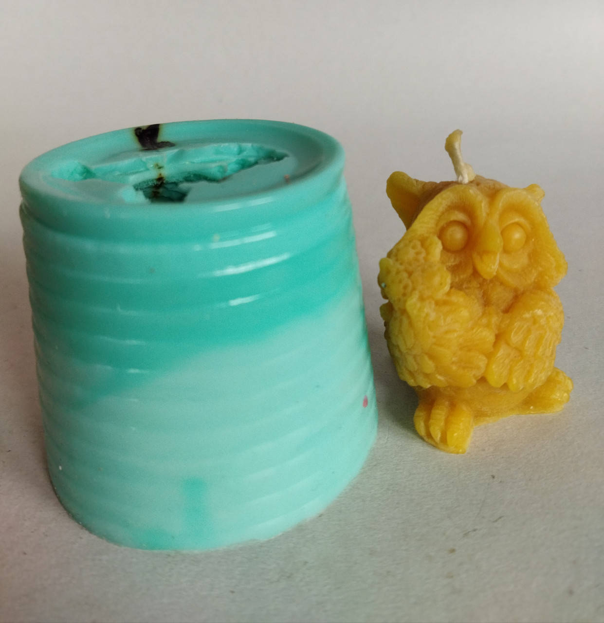 

Силиконовая форма для свечей сова 5,5 см