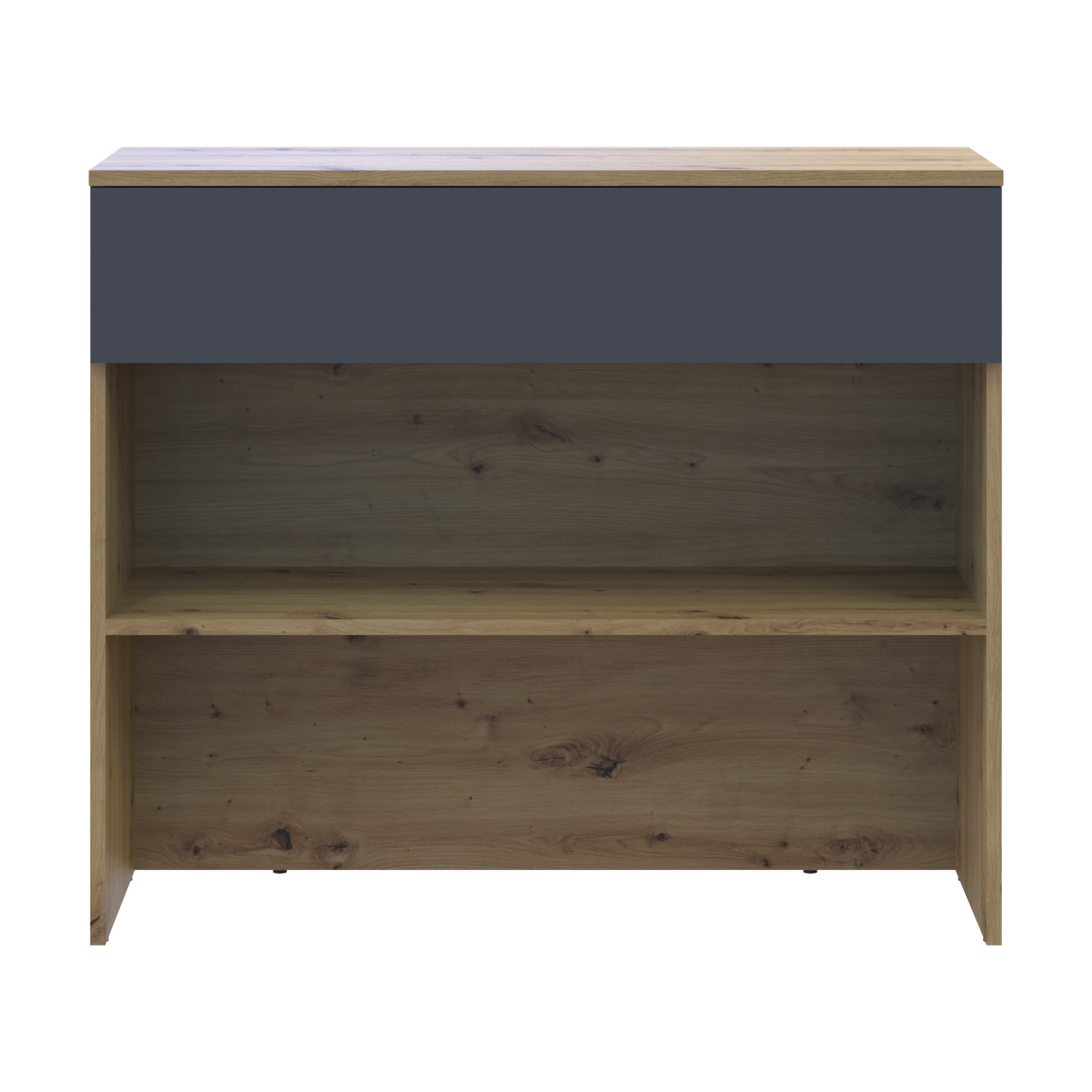 Тумба для взуття Doros Спліт Дуб Артізан/Графіт ДСП 94х39х80 (41901271) 6