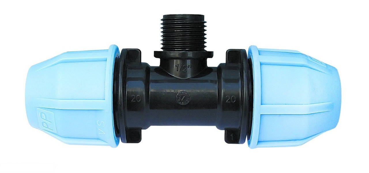 

Тройник VS Plast 3003 25x1/2"Нx25 мм наружная резьба