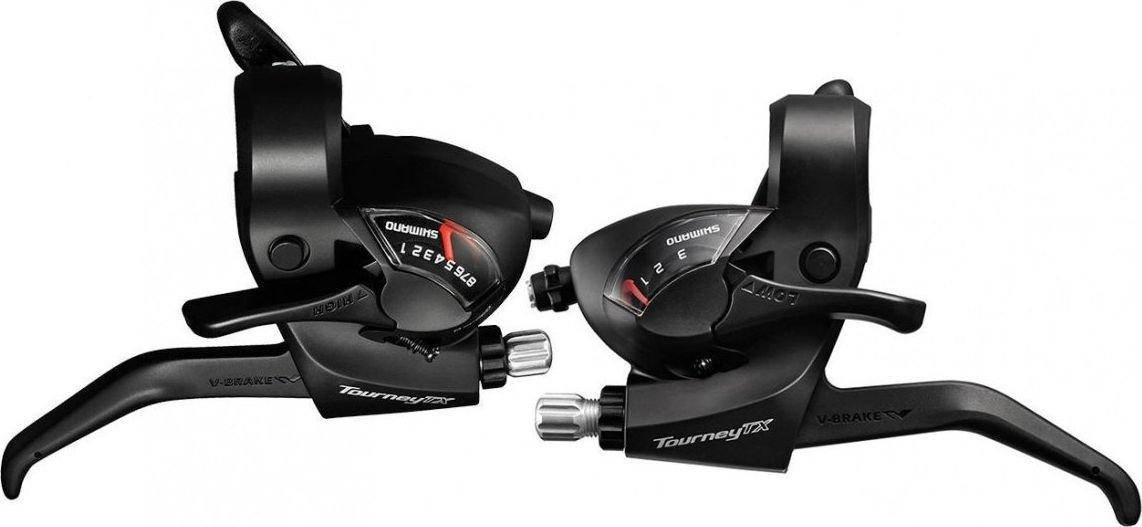 

Манетки моноблоки (переключатель) Shimano (шимано) ST-TX800 3х8 (404264)