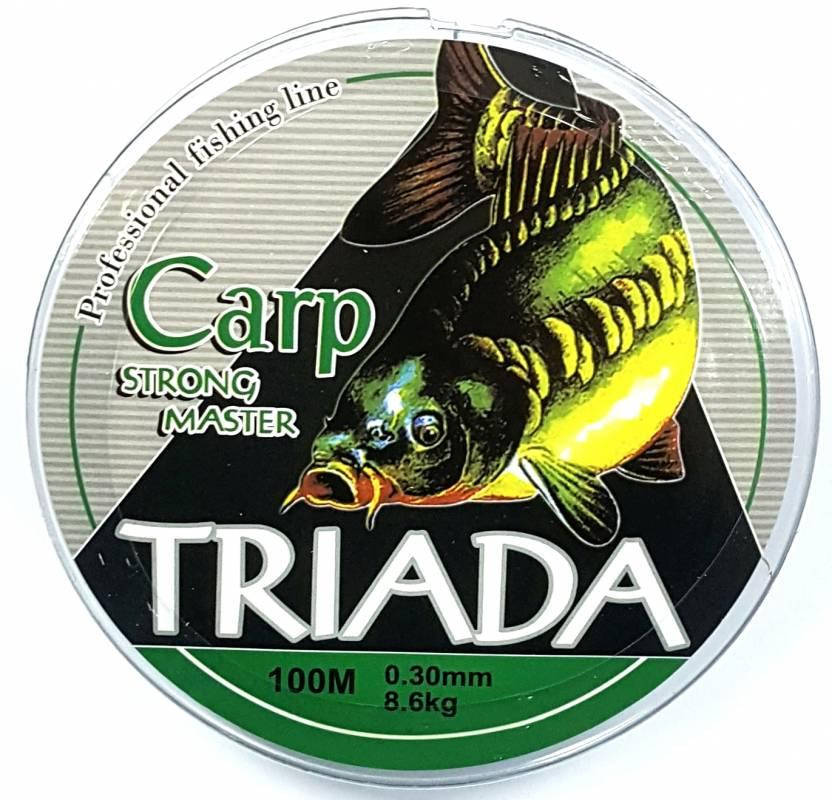

Леска TRIADA Carp strong master 100м 0,20мм 4,85кг белый