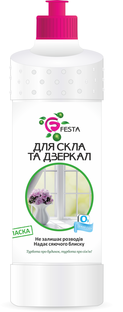 

Средство для мытья окон TM Festa Свежий озон 500мл запаска