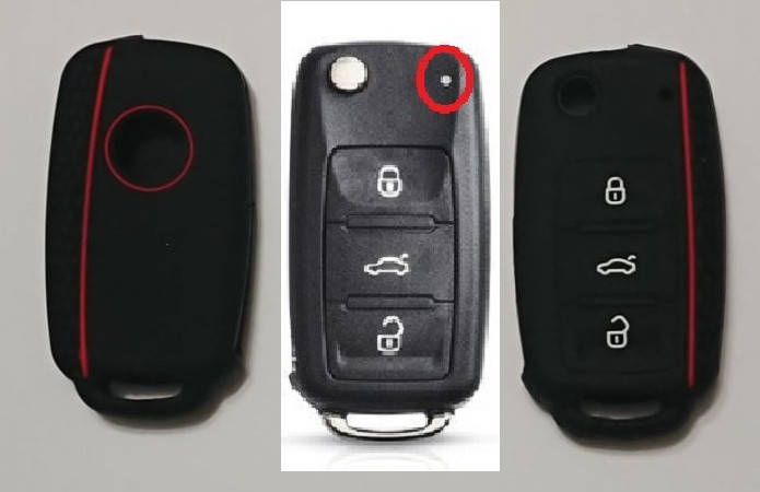 

Volkswagen Силиконовый чехол для ключа KB04, Черный