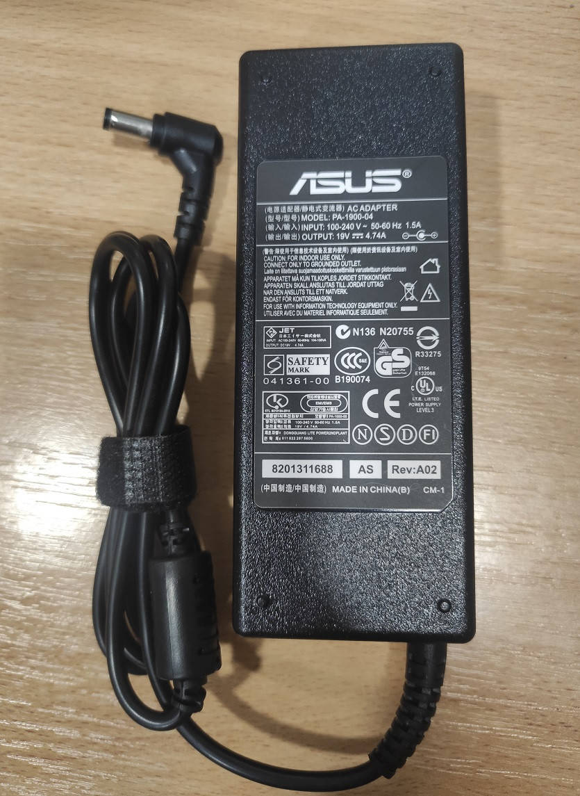 

Блок питания для ноутбука ASUS PA-1900-04 19V 4,74A (новый)