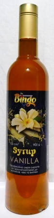 

Сироп для кофе и мороженого BINGO "Ваниль" 0,9л