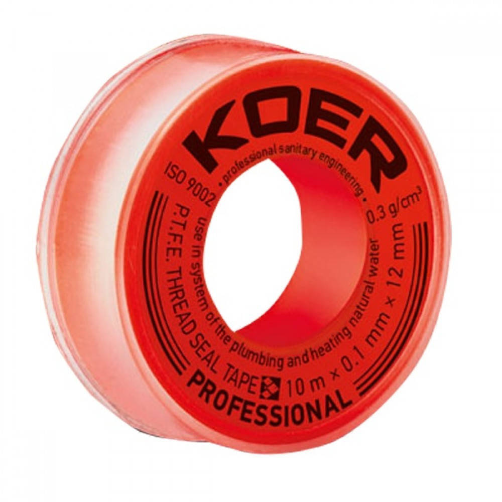 

Лента ФУМ Koer ST-11 WATER 10 м, Белый