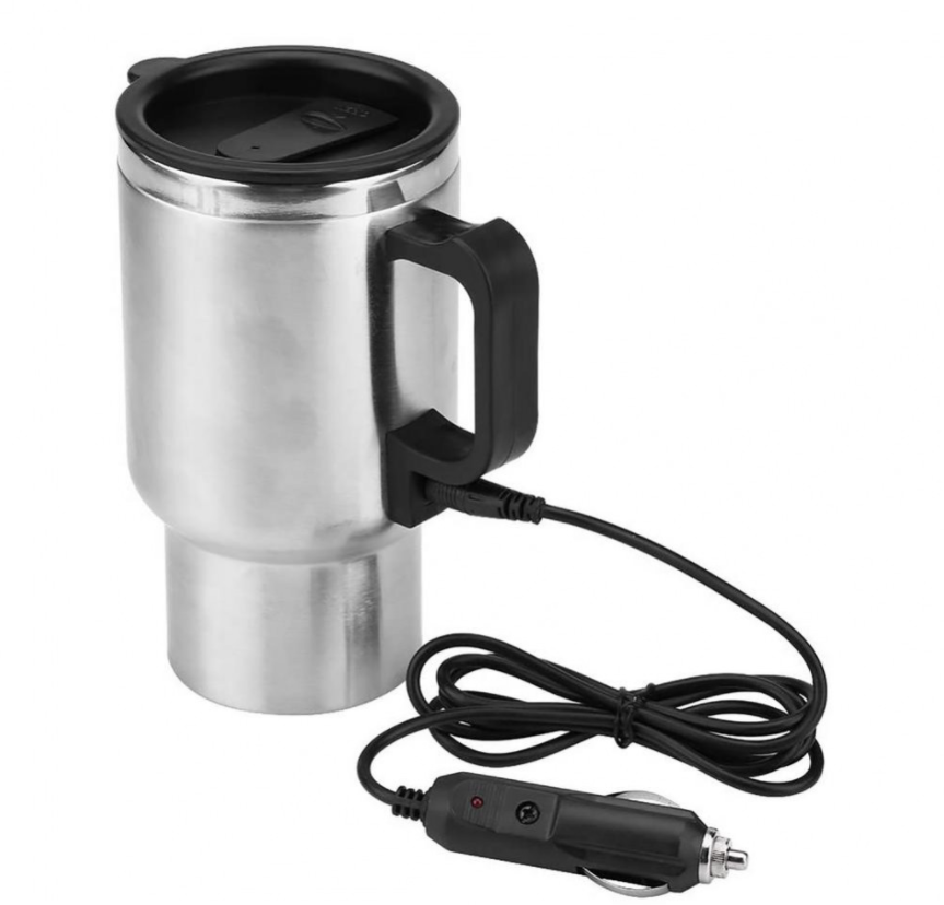 

Кружка для авто с подогревом от прикуривателя