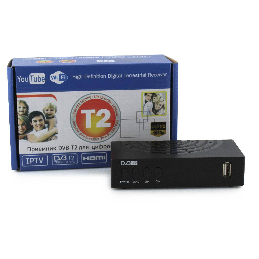 

Тюнер DVB-T2 MEGOGO LCD (Приймач DVB-T2 для цифрового телебачення з підтримкою Wi-Fi адаптера)