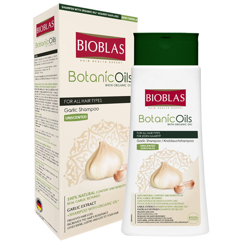 

Шампунь с экстрактом чеснока BIOBLAS BOTANIC OILS GARLIC, 360 мл