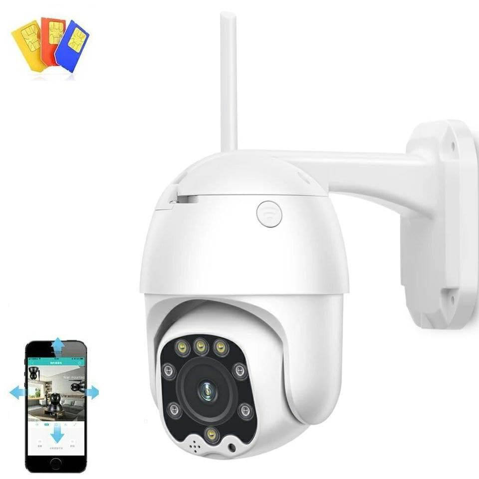 

3G / 4G наружная IP камера безопасности TREEYE 4G PTZ 1080P. Camhi Pro
