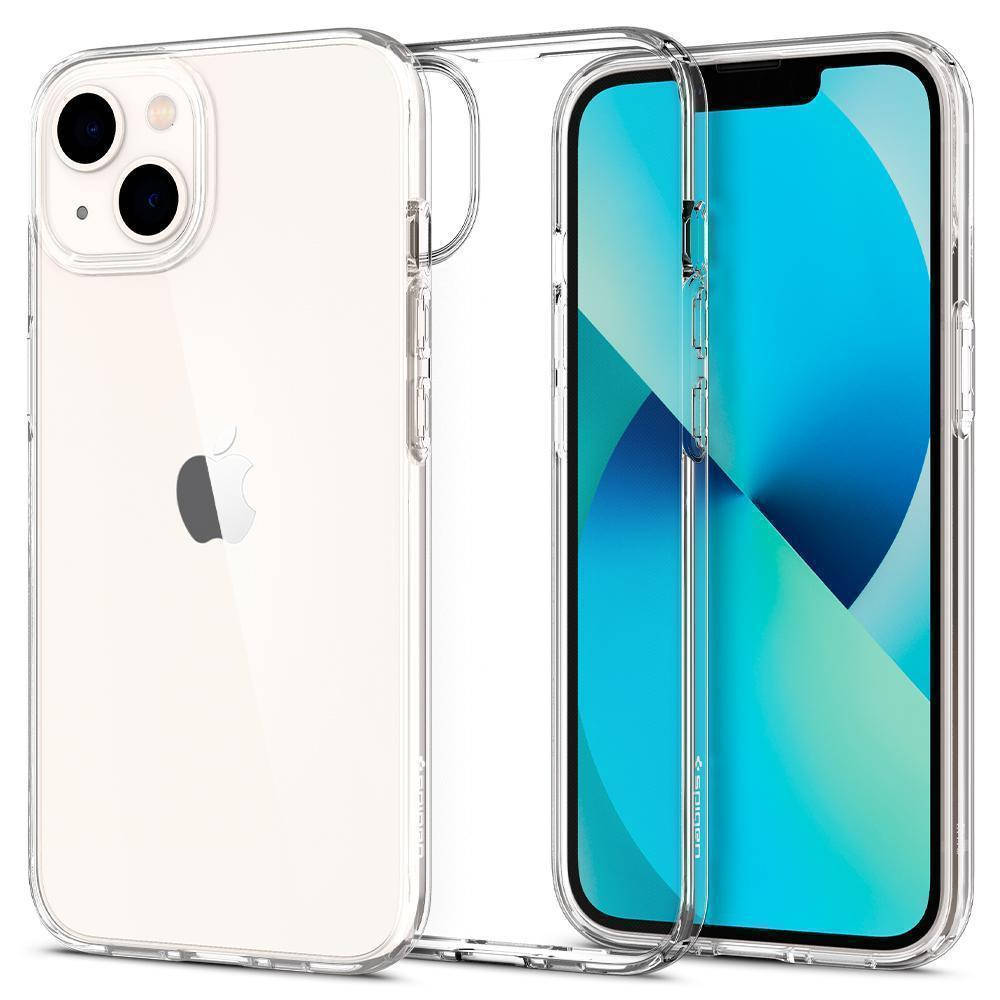 

Чехол Spigen Liquid Crystal для iPhone 13 Crystal Clear (ACS03515), Прозрачный