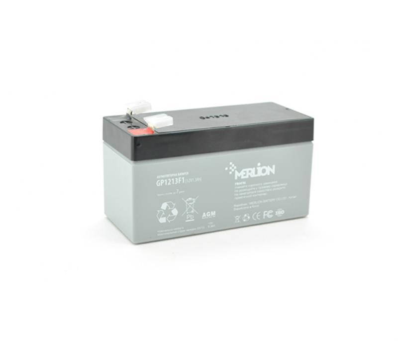 

Аккумуляторная батарея Merlion 12V 1.3AH (GP1213F1/06005) AGM