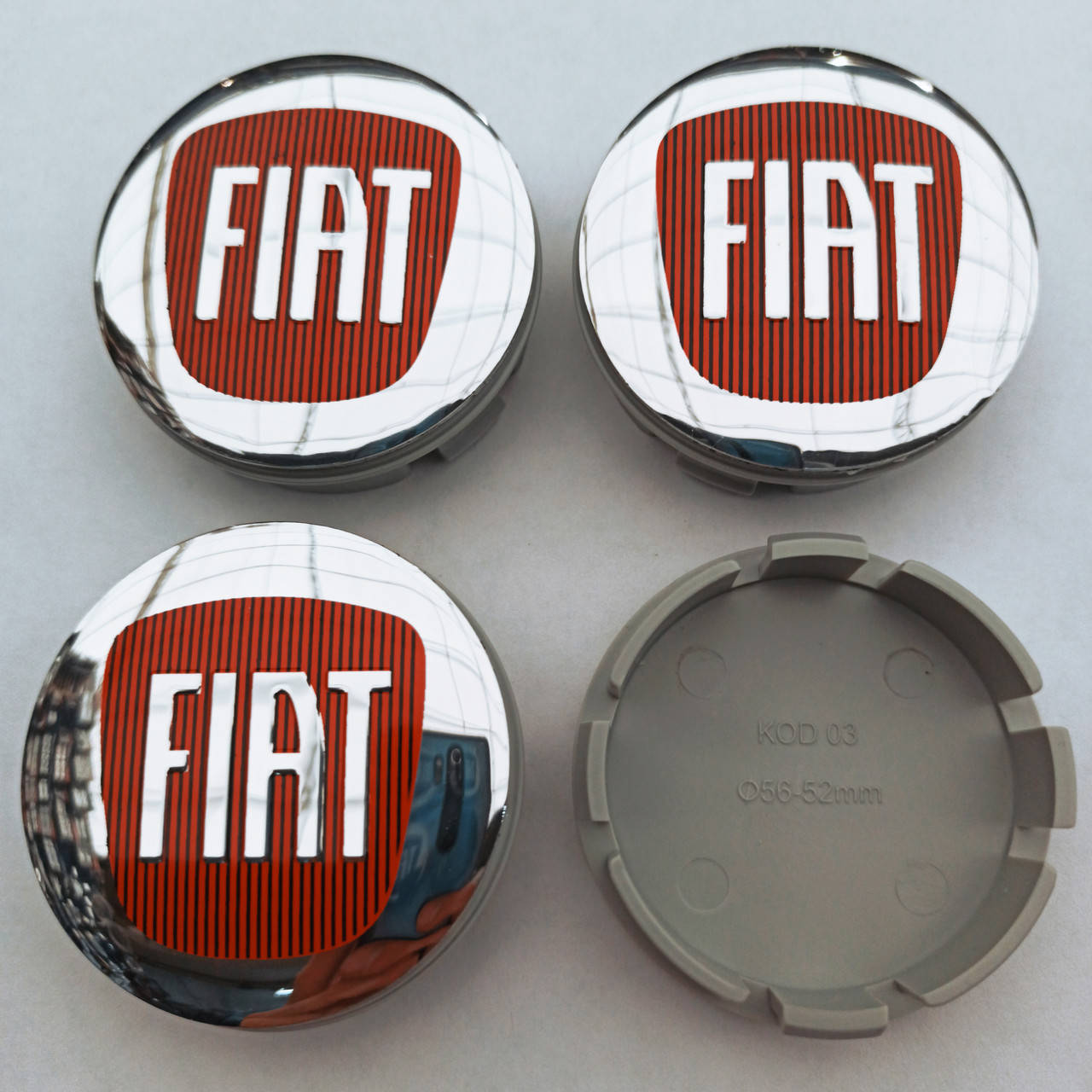 

Колпачки в диски Fiat 52-56 мм