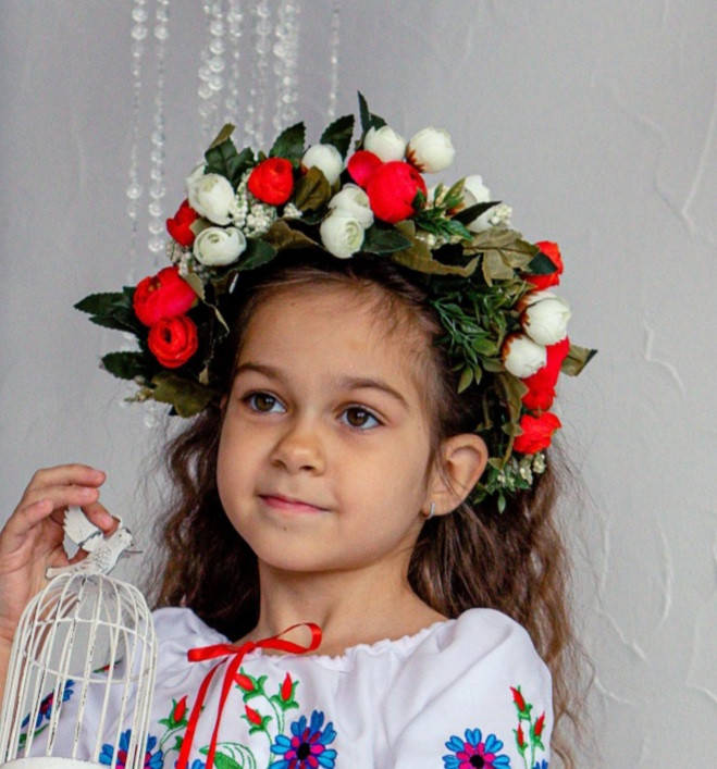 

Обруч для волосся Мавка червоний