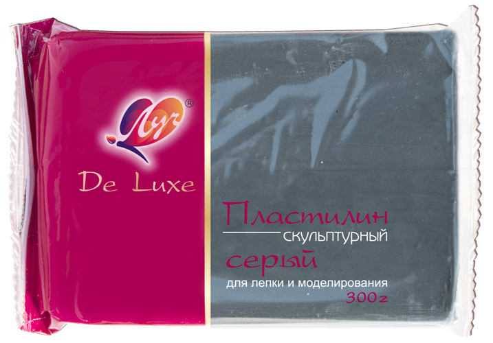 

Пластилин скульптурный 300гр.Серый Луч 23С1483-08