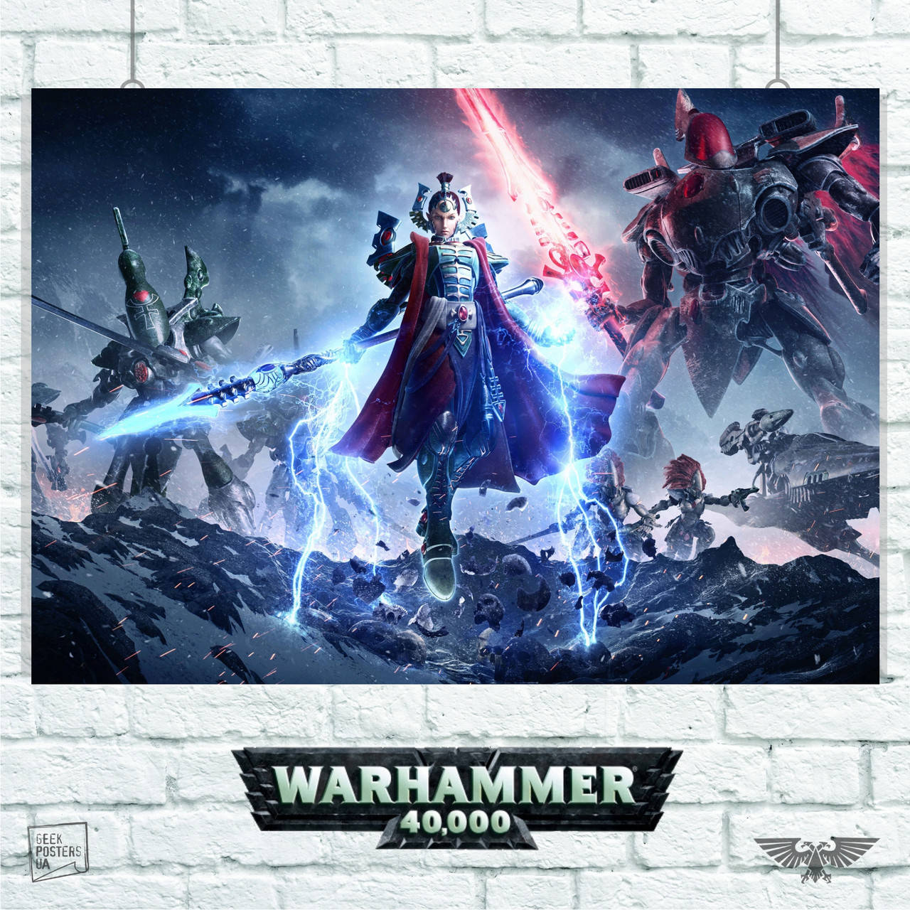 

Постер Warhammer 40000, Dawn of War 3. Размер 60x42см (A2). Глянцевая бумага