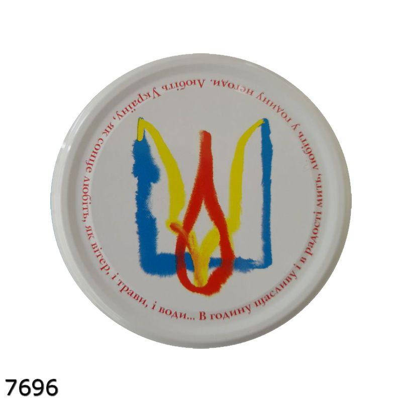 

Крышка мет. Твист 82 Патріотична ТРИЗУБ (1/20/240) арт. 7696