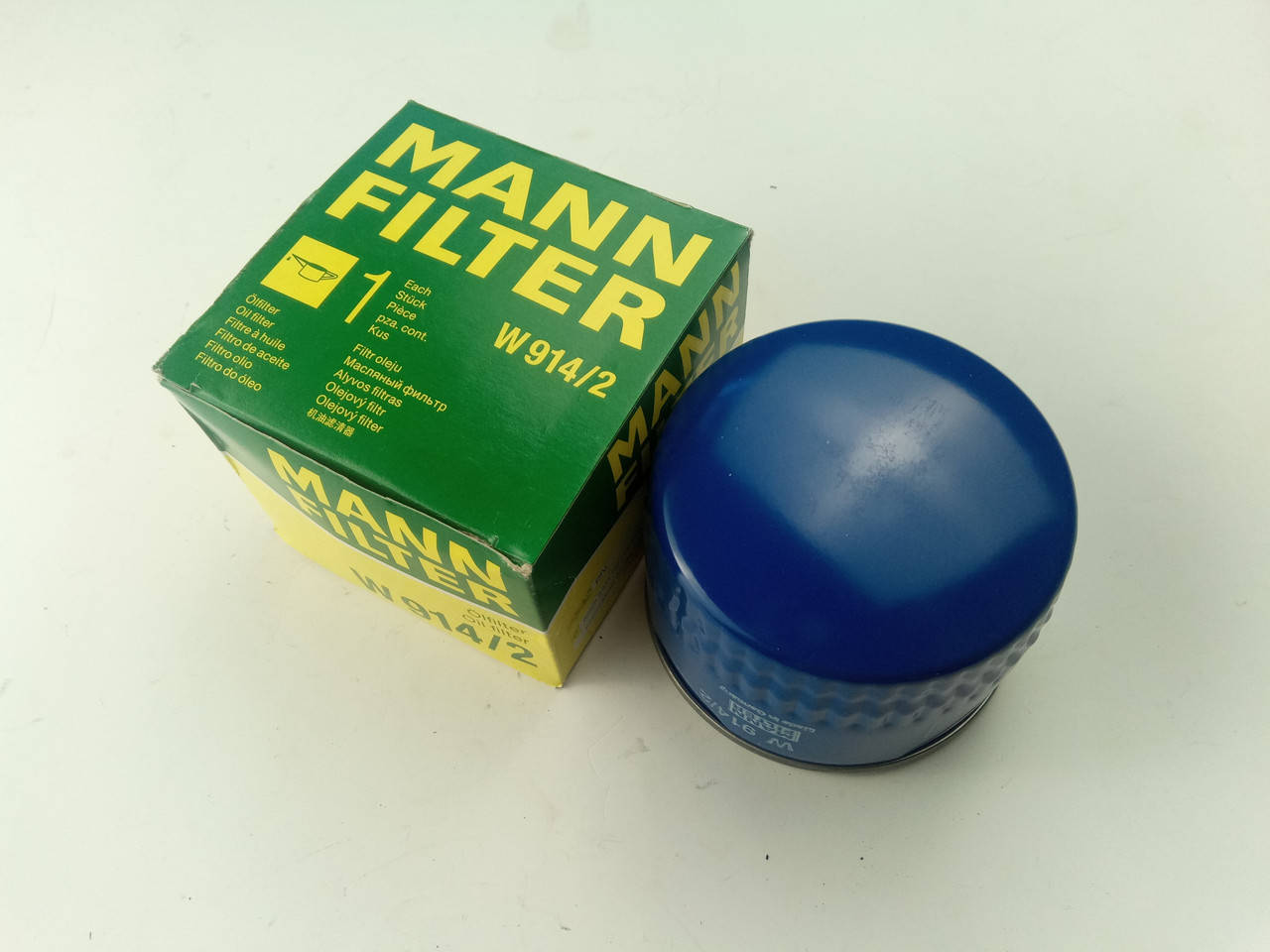 

Фильтр масляный ВАЗ 2108, MANN (W914/2) оригинал