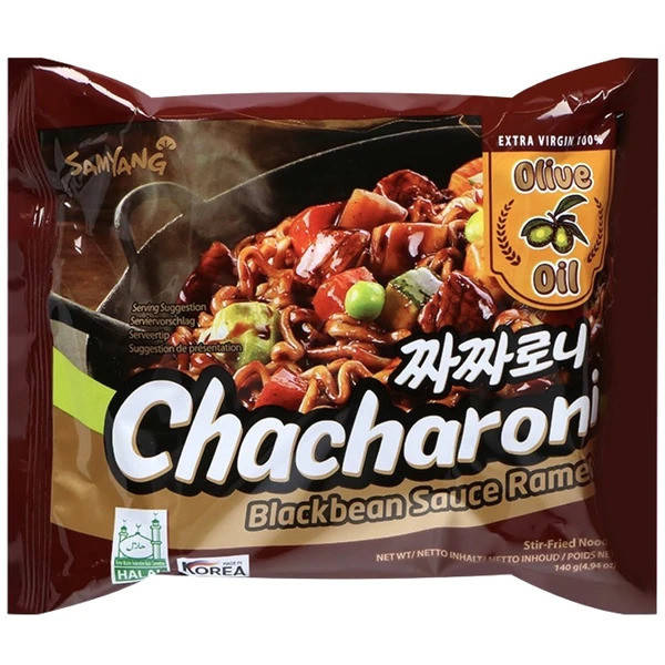 

Корейская лапша Чачарони, с соусом чаджан, 140 г, TM Samyang